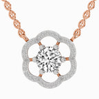 Sublime Floral Diamond Necklace