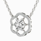 Sublime Floral Diamond Necklace