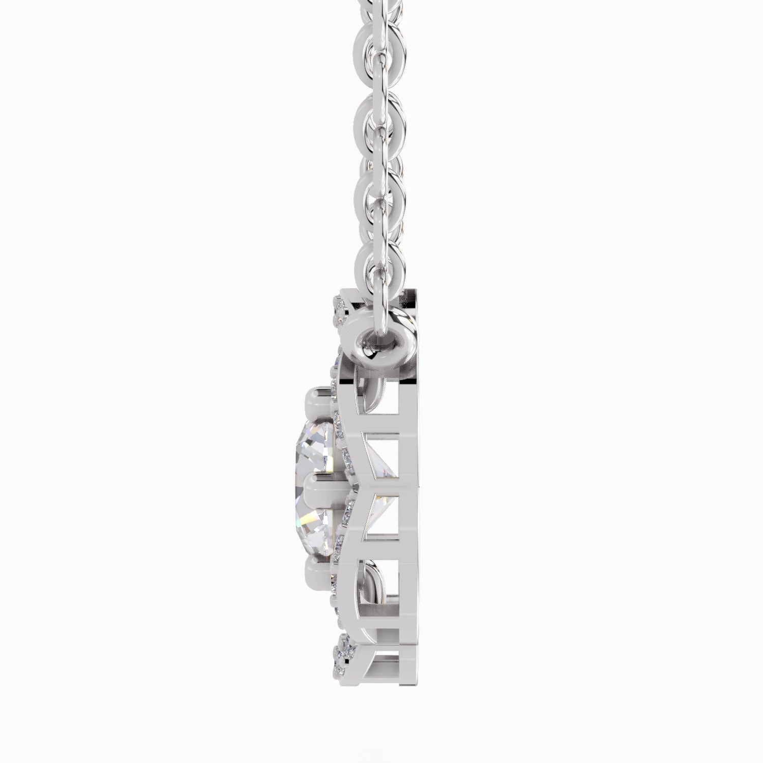 Sublime Floral Diamond Necklace