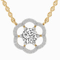 0.95 Carat Floral Diamond 14K