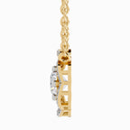 0.95 Carat Floral Diamond 14K