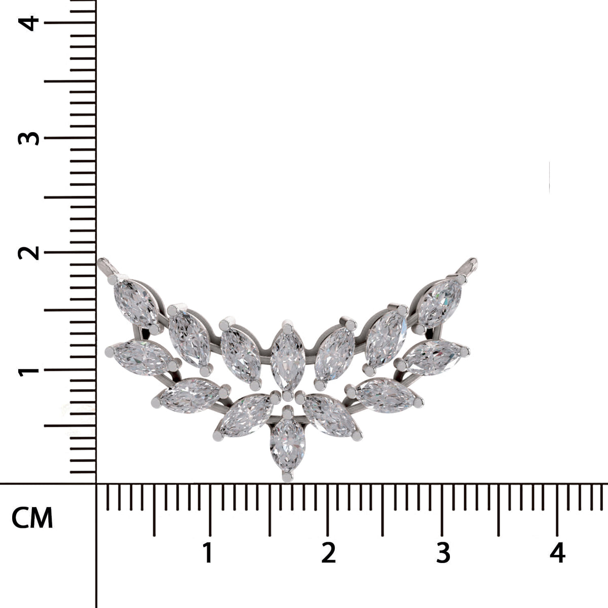 Enchanting Marquise Cluster Diamond Necklace