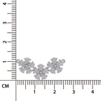 Ethereal Pear Floral Diamond Necklace