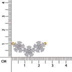 Ethereal Pear Floral Diamond Necklace