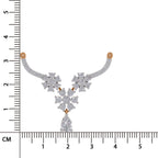 Timeless Floral Cluster Diamond Necklace