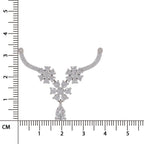 Timeless Floral Cluster Diamond Necklace