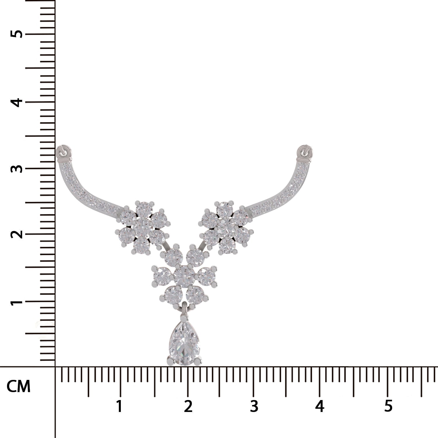 Timeless Floral Cluster Diamond Necklace