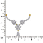 Timeless Floral Cluster Diamond Necklace