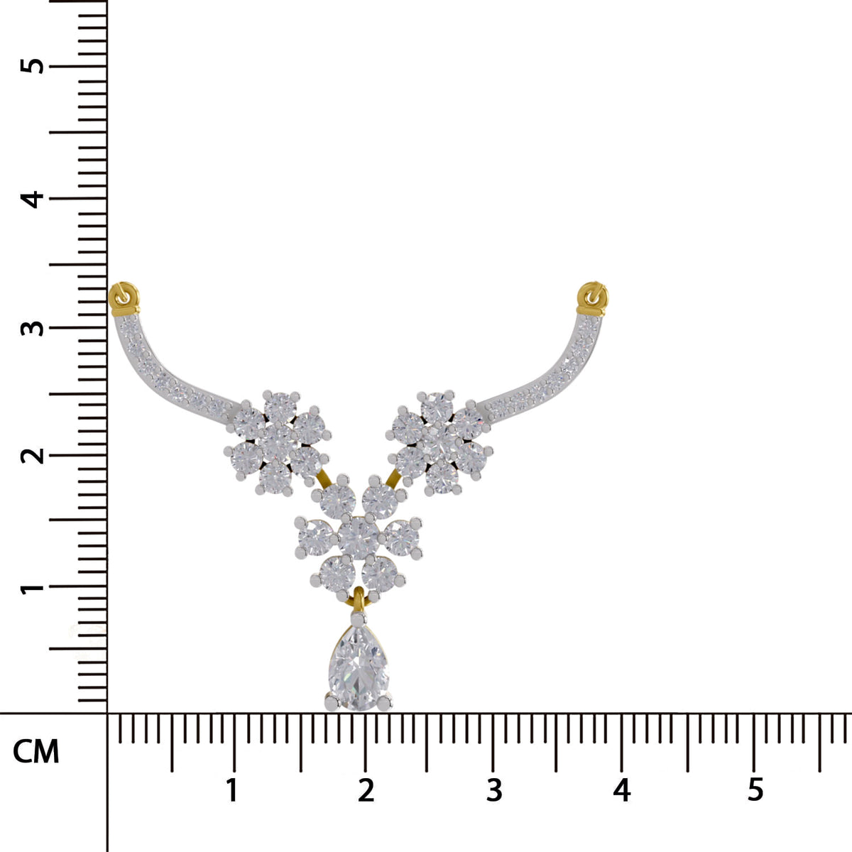 Timeless Floral Cluster Diamond Necklace