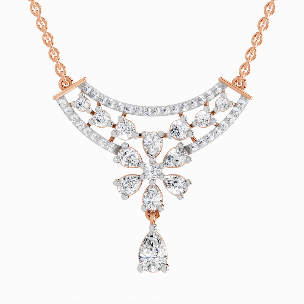 2.06 Carat Fashion Pendant Necklace 14K - Rose Gold