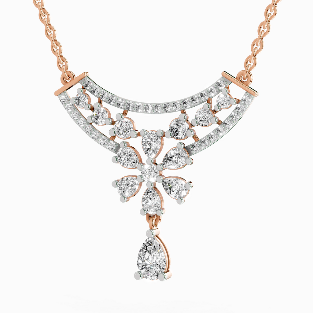 2.06 Carat Fashion Pendant Necklace 14K - Rose Gold