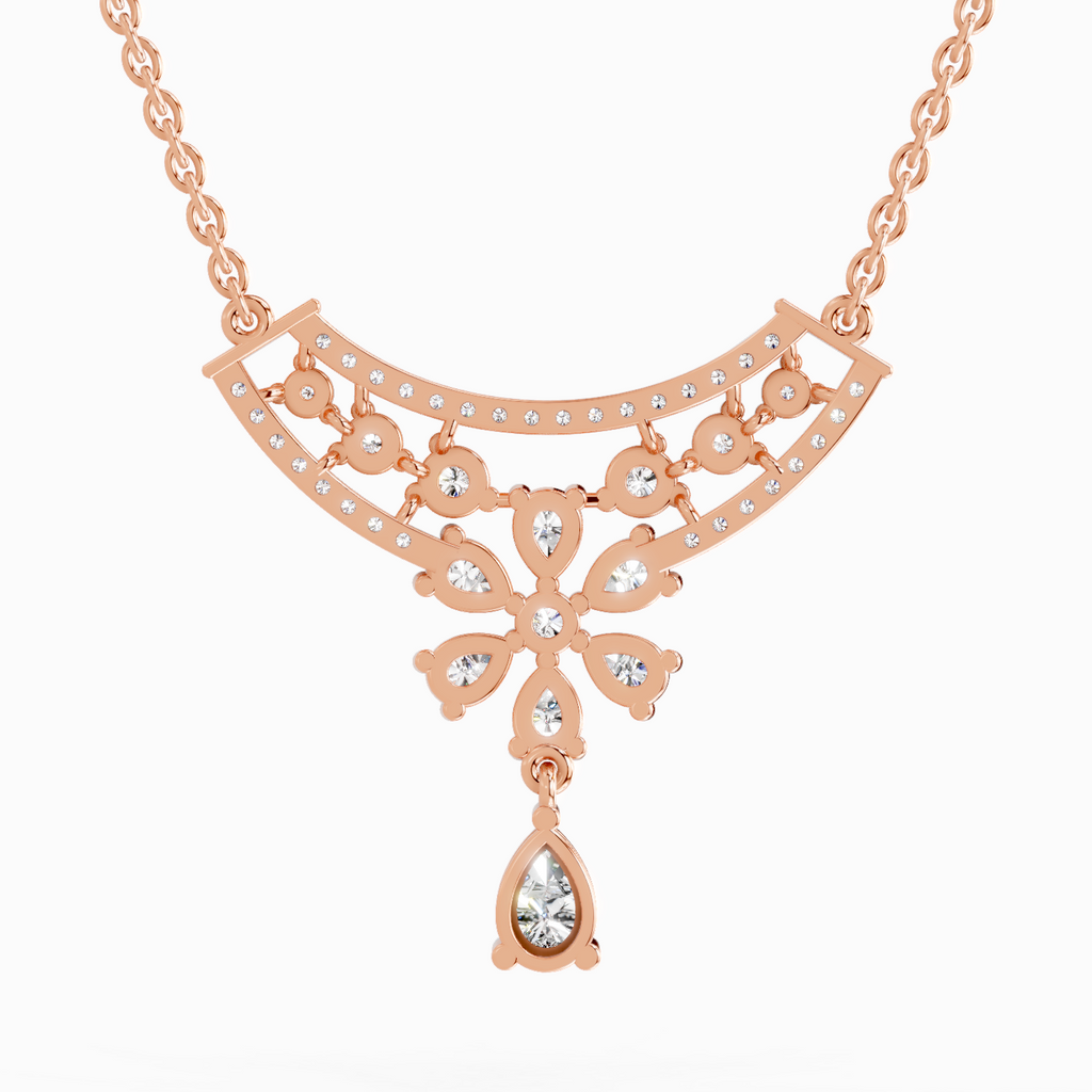 2.06 Carat Fashion Pendant Necklace 14K - Rose Gold