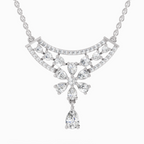 2.06 Carat Fashion Pendant Necklace 14K - White Gold
