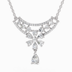 2.06 Carat Fashion Pendant Necklace 14K - White Gold