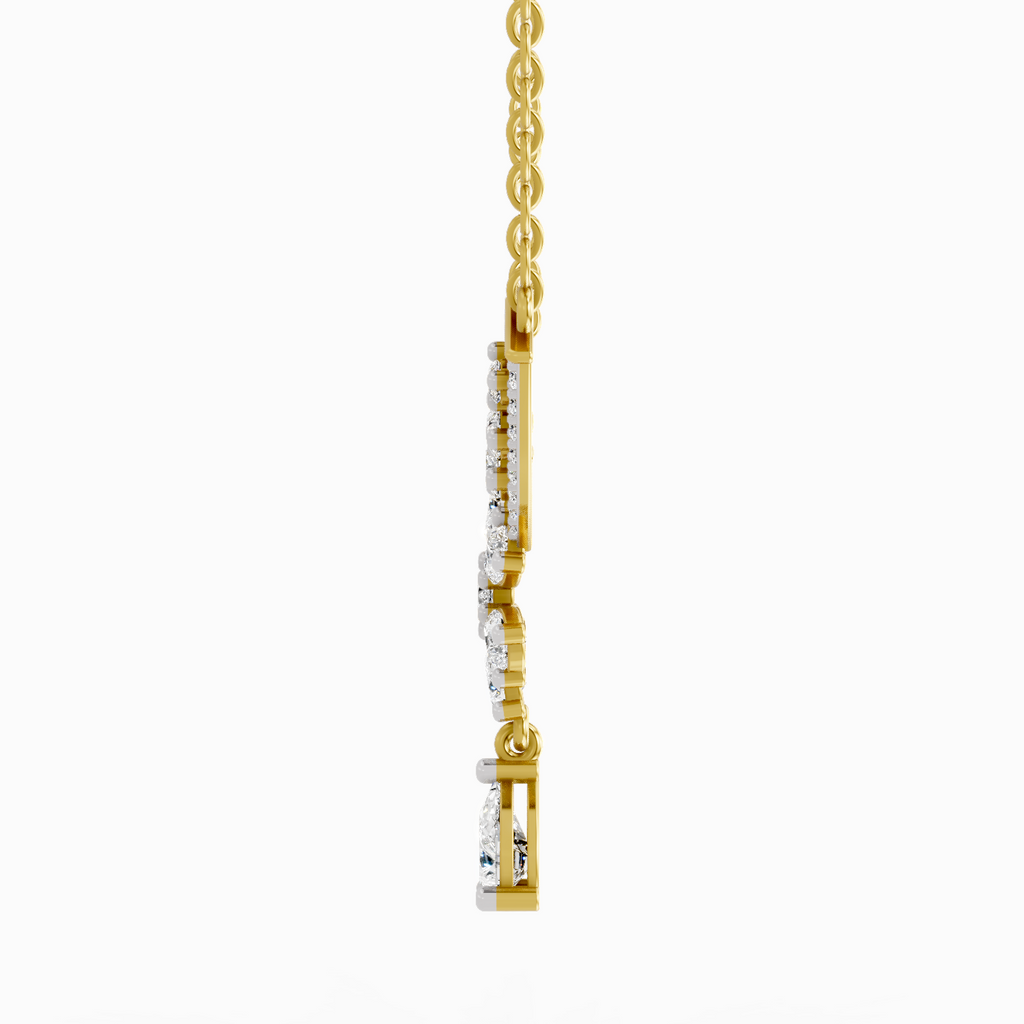 2.06 Carat Fashion Pendant Necklace 14K