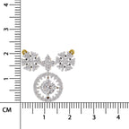 Graceful Cluster Diamond Necklace