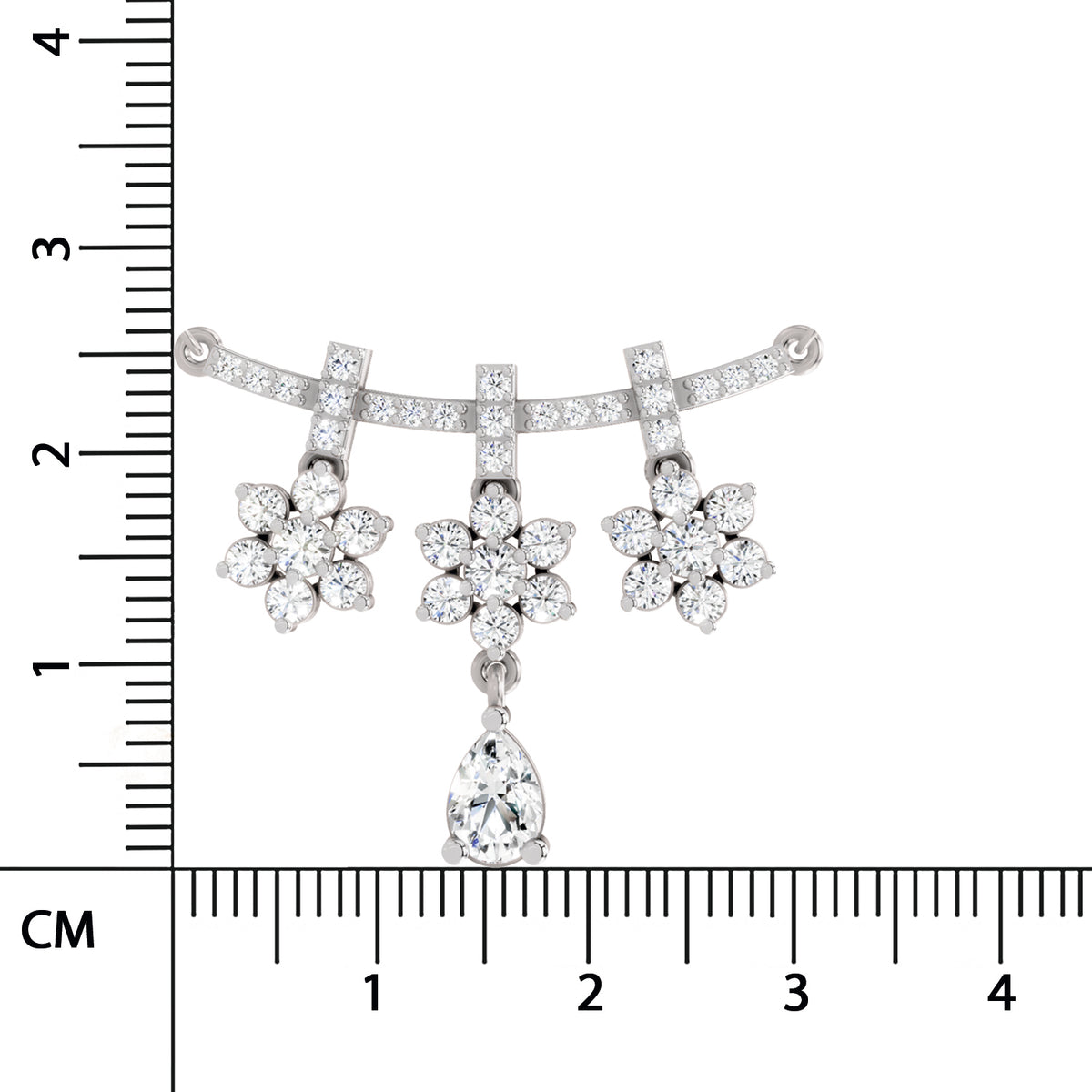 Enchanting Floral Diamond Necklace