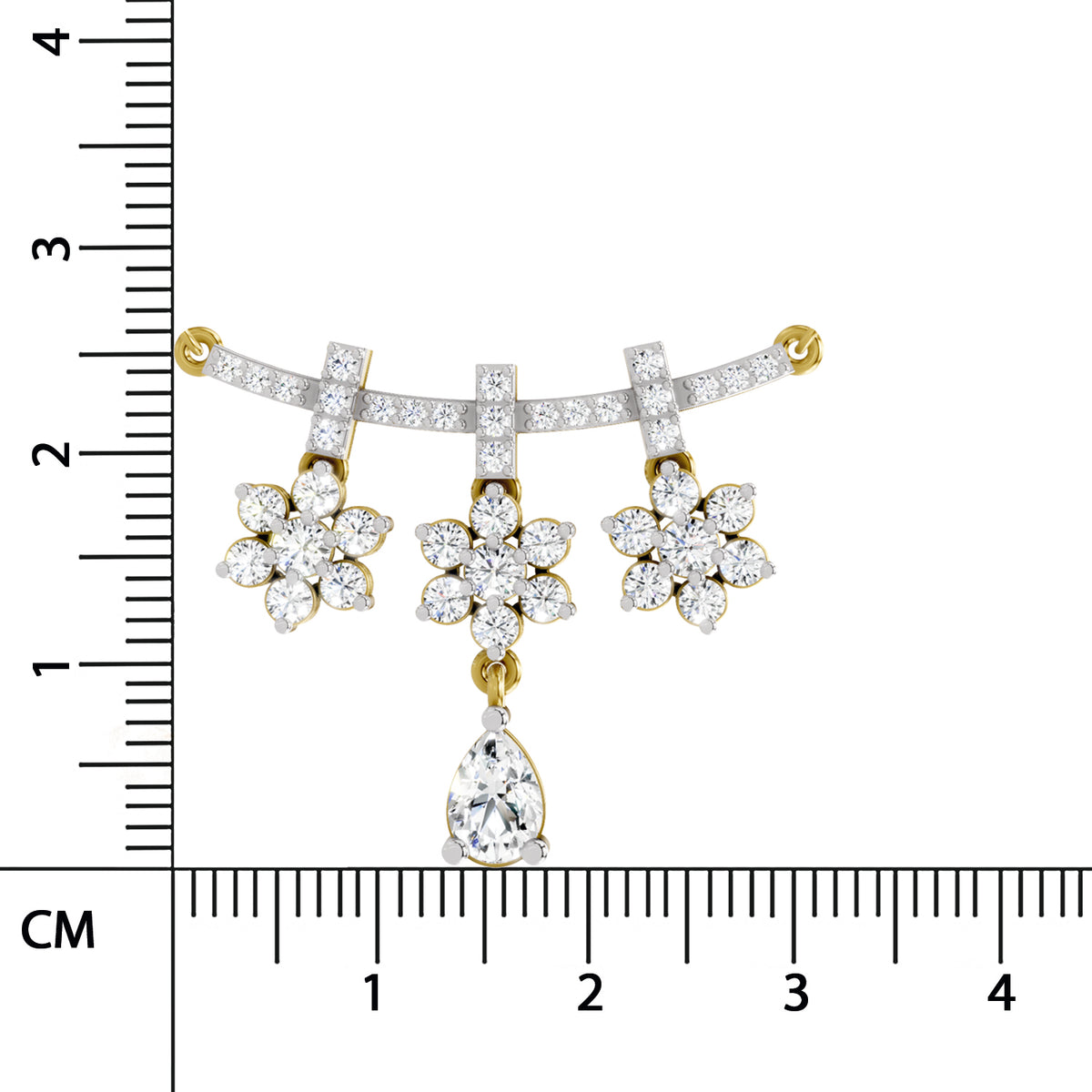 Enchanting Floral Diamond Necklace