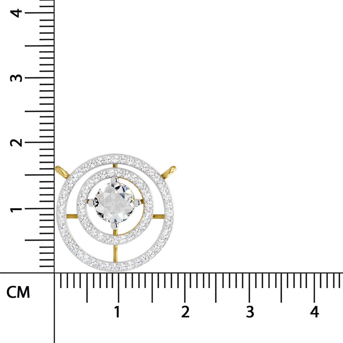Refined Circle Diamond Necklace