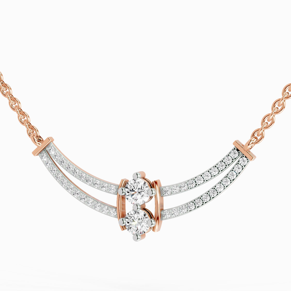 Eternal Round Diamond Necklace