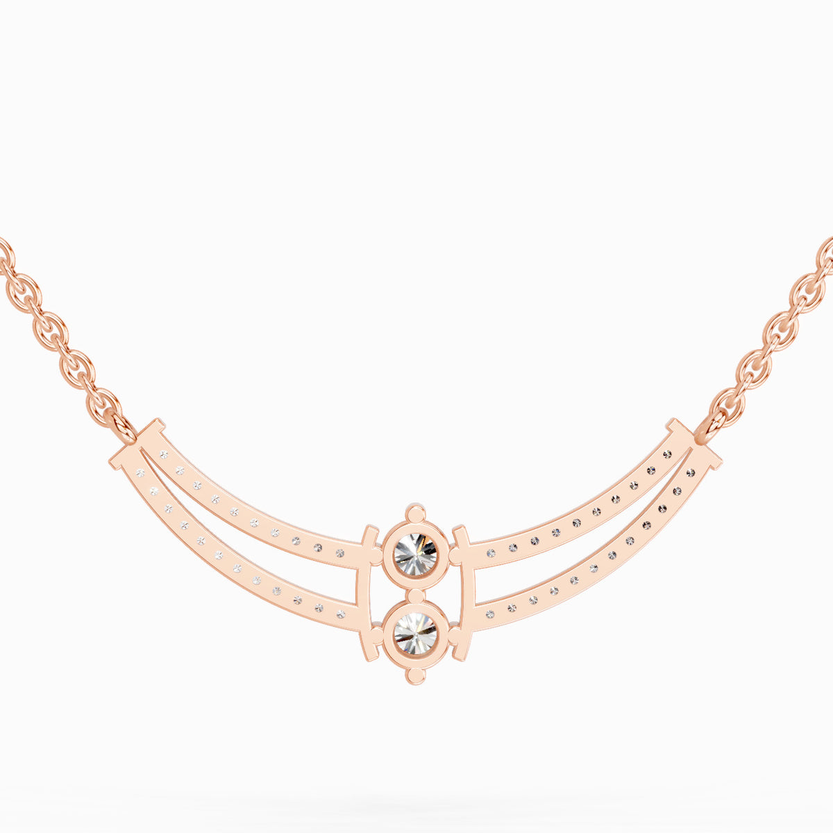 Eternal Round Diamond Necklace
