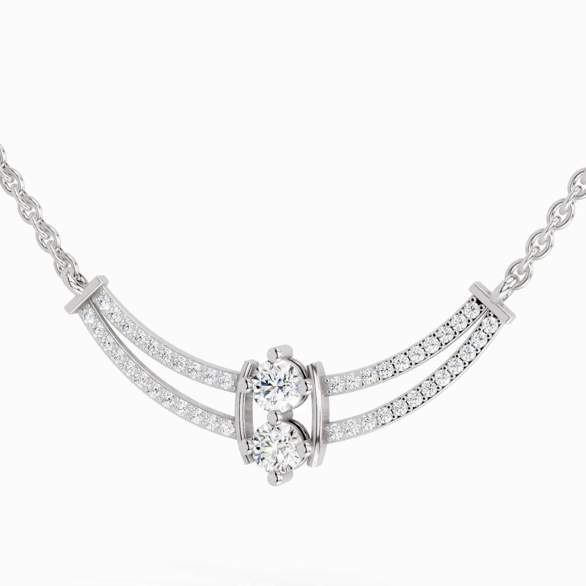 Eternal Round Diamond Necklace