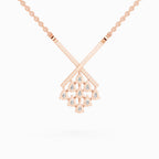 Sparkling Pear Diamond Necklace