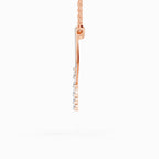 Sparkling Pear Diamond Necklace