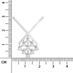 Sparkling Pear Diamond Necklace