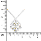 Sparkling Pear Diamond Necklace