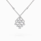 Sparkling Pear Diamond Necklace