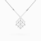 Sparkling Pear Diamond Necklace