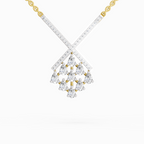 0.94 Carat Pear Fashion Pendant Necklace 14K
