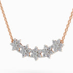 1.82 Carat Daisy Dreams Diamond Pendant Necklace 14K - Rose Gold