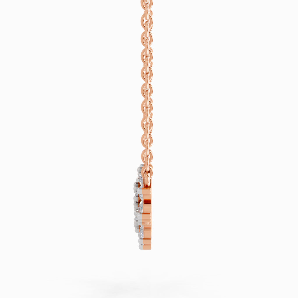 1.82 Carat Daisy Dreams Diamond Pendant Necklace 14K - Rose Gold