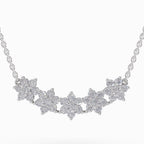 1.82 Carat Daisy Dreams Diamond Pendant Necklace 14K - White Gold