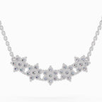 1.82 Carat Daisy Dreams Diamond Pendant Necklace 14K - White Gold