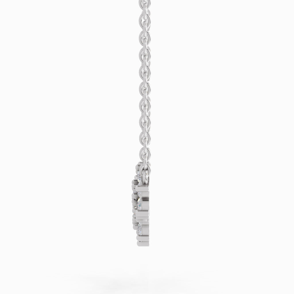 1.82 Carat Daisy Dreams Diamond Pendant Necklace 14K - White Gold