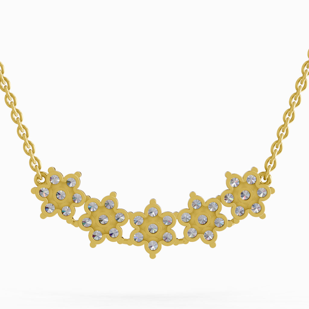 1.82 Carat Daisy Dreams Diamond Pendant Necklace 14K