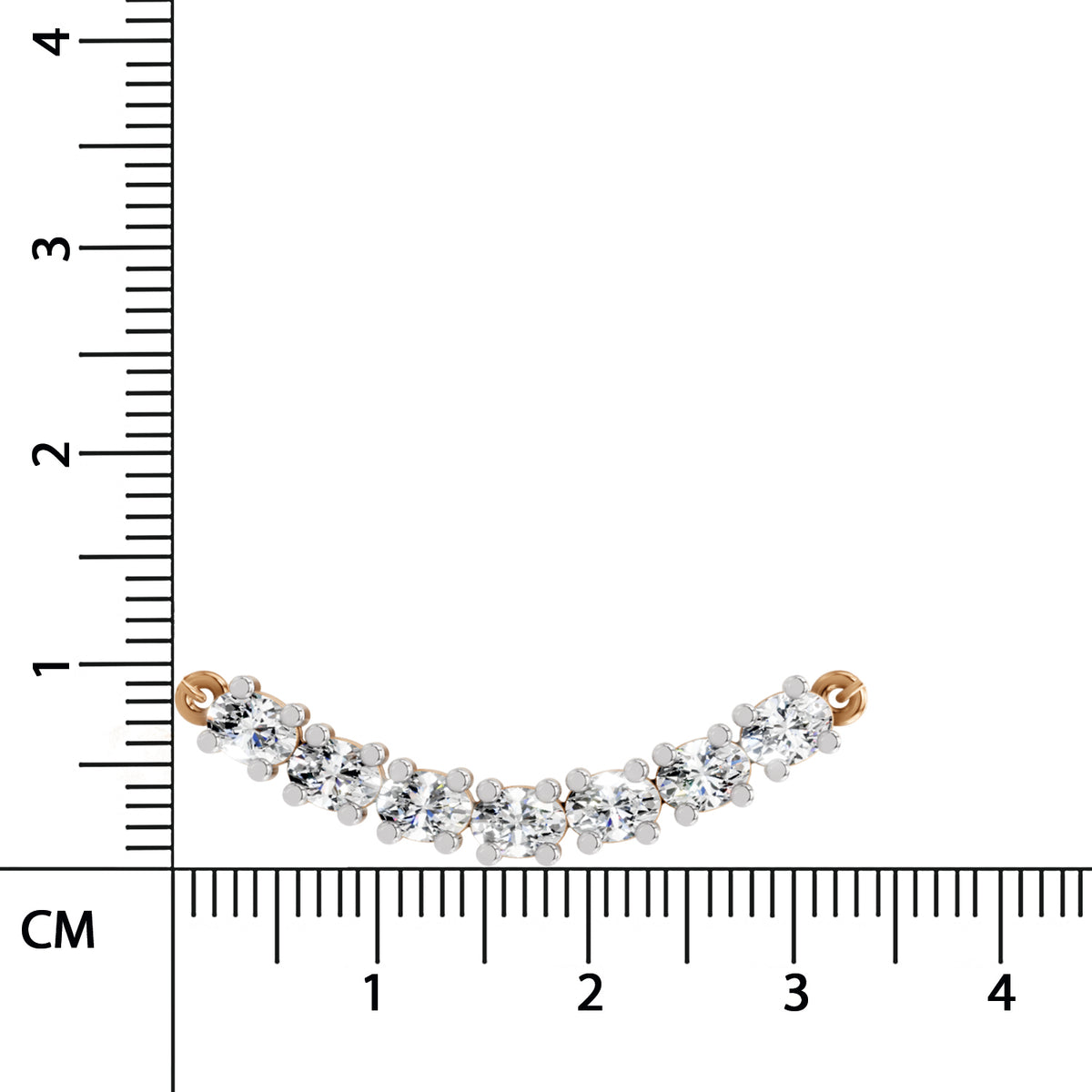 Luminous Oval Diamond Necklace