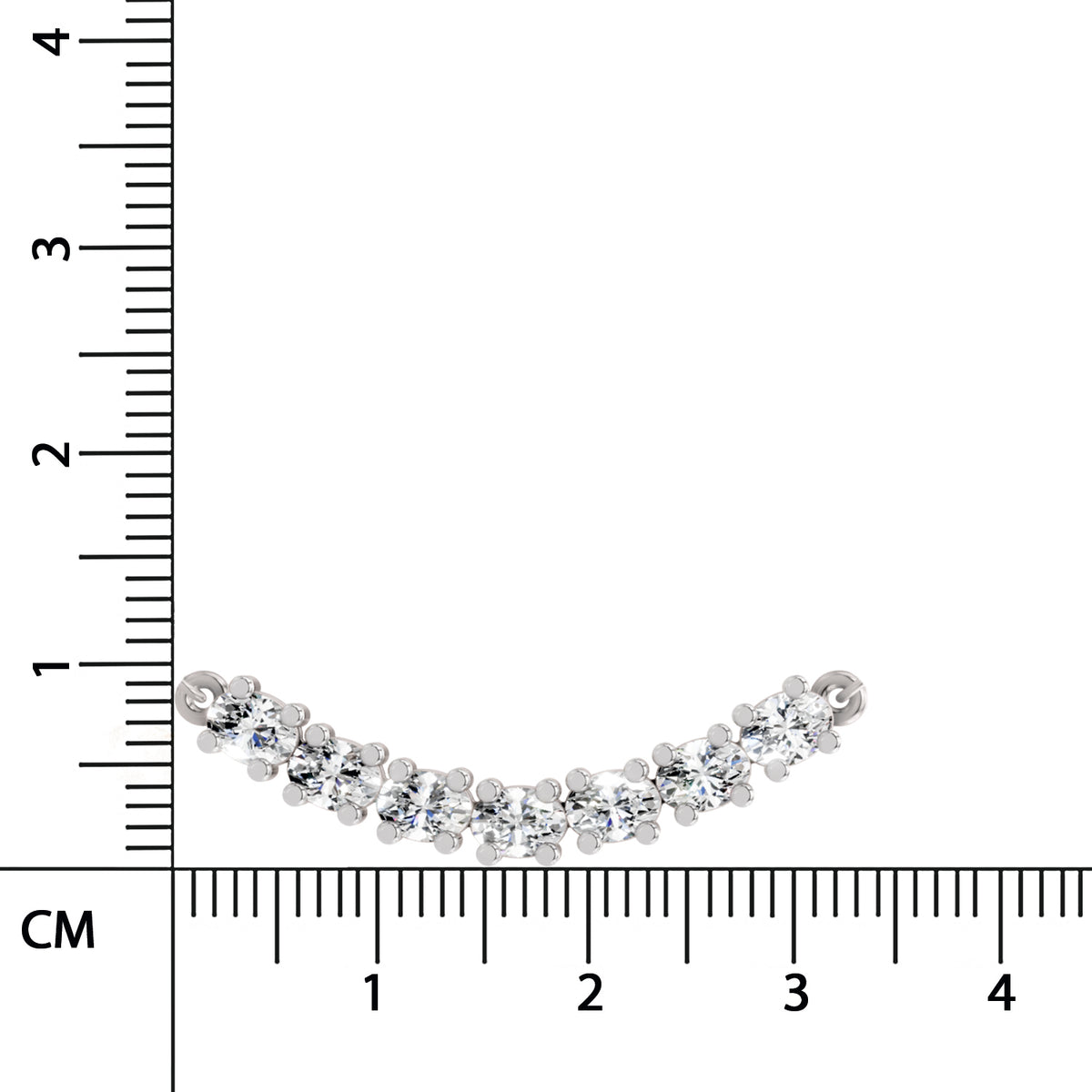 Luminous Oval Diamond Necklace