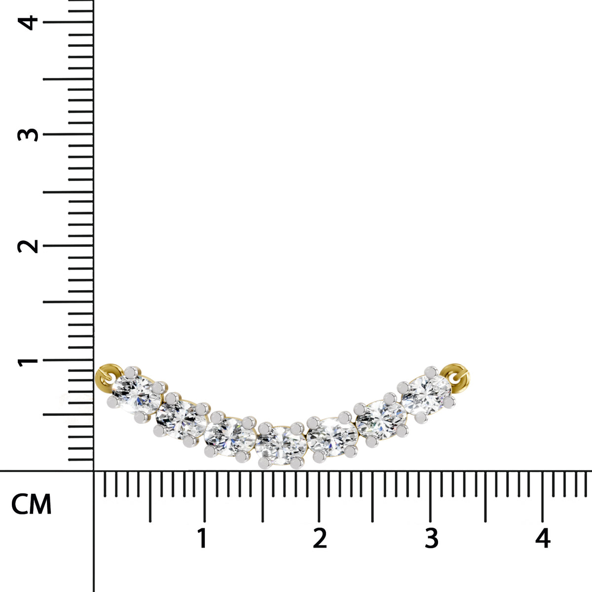 Luminous Oval Diamond Necklace