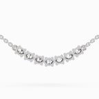 Luminous Oval Diamond Necklace