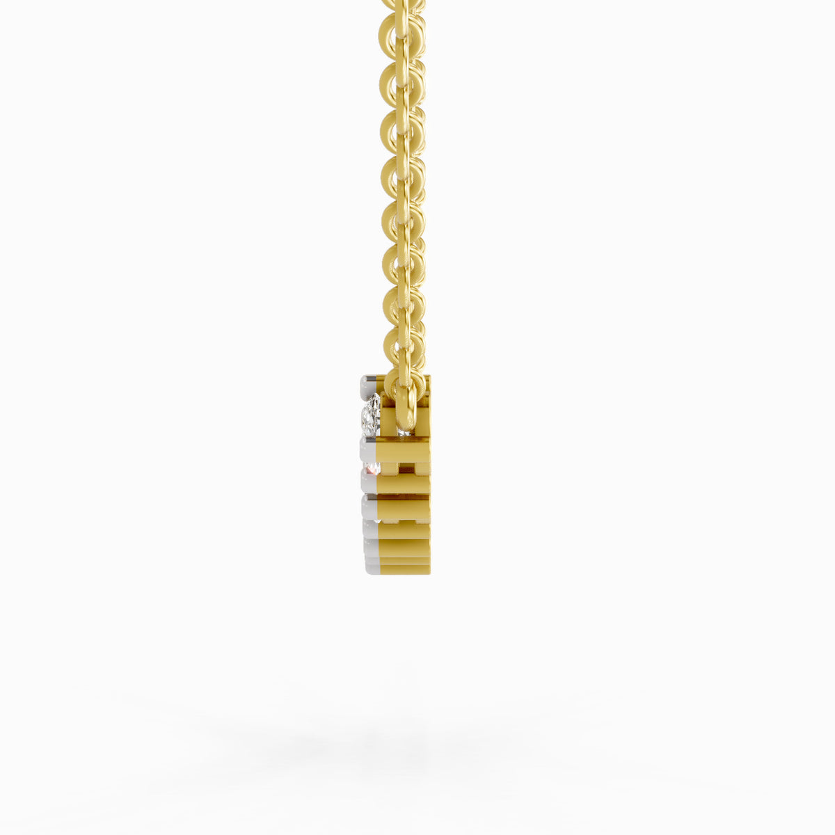 Luminous Oval Diamond Necklace