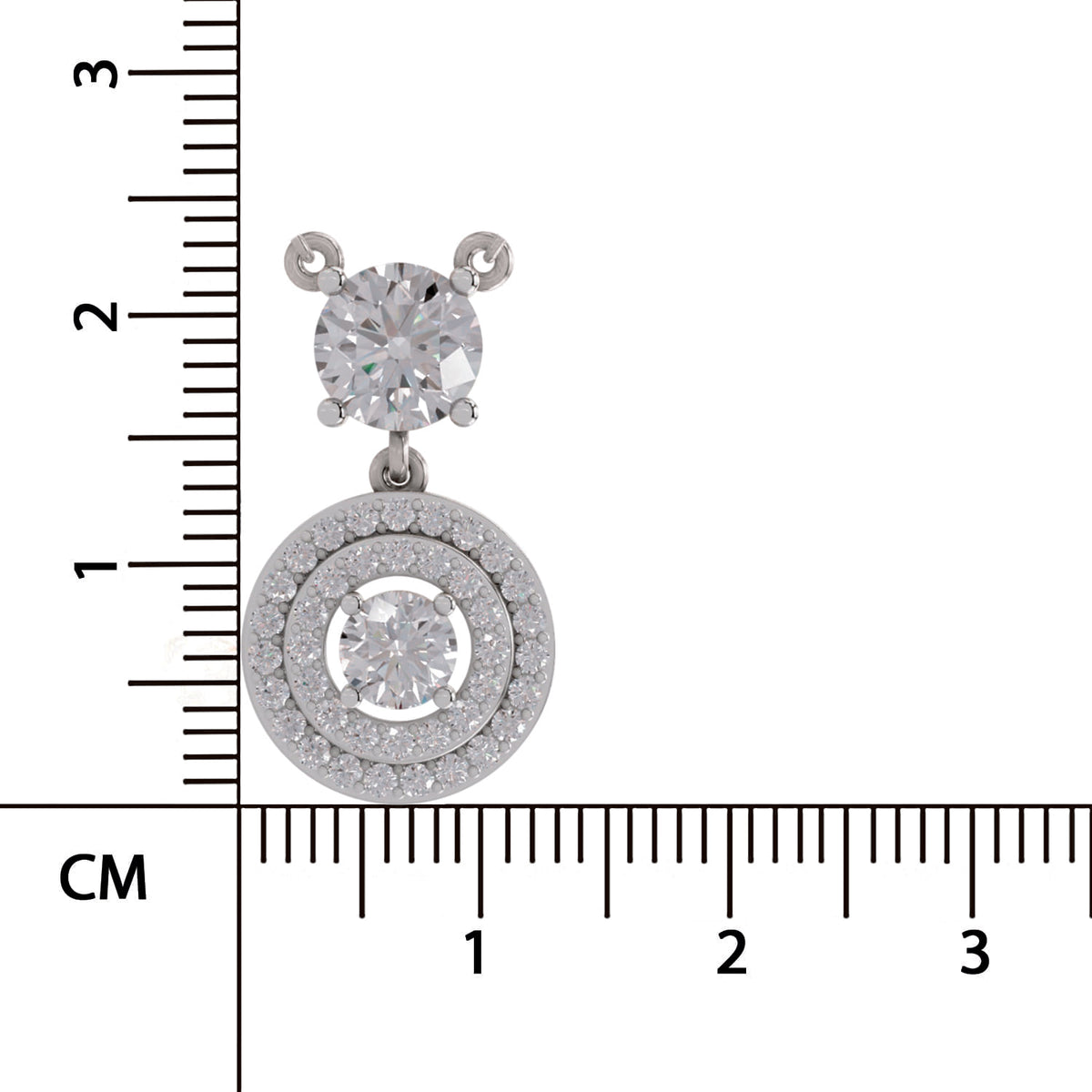 Timeless Halo Diamond Necklace