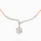 Radiant Star Diamond Necklace