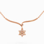 Radiant Star Diamond Necklace