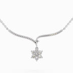 Radiant Star Diamond Necklace