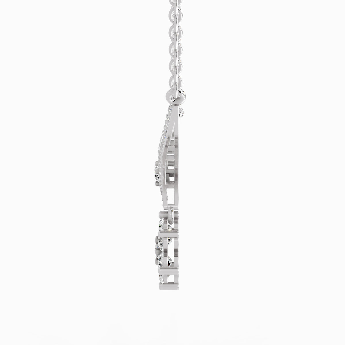 Radiant Star Diamond Necklace