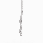 1.15 Carat Star Lit Pendant Necklace 14K - White Gold